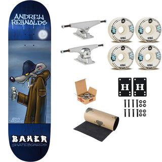 Baker Premium Complete Skateboard Andrew Reynolds Katch1 8.38" Ft. Krux/SML/Independent