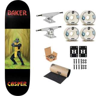 Baker Premium Complete Skateboard Casper Brooker Finish Him 8.5" Ft. Krux/SML/Independent