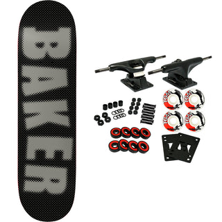 Baker Skateboard Complete Kevin Long Brand Logo Dots 8.25" x 31.875"