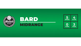 Westside Disc Golf VIP Bard Midrange 5/4/0/3 Orange/Blue 173 grams