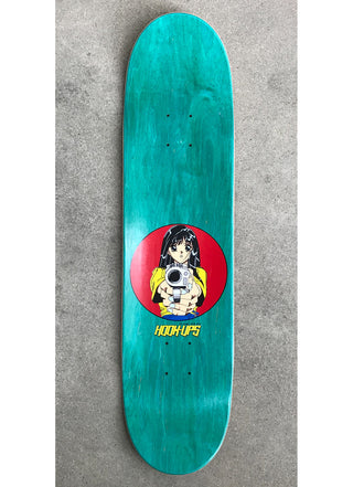 Hook Ups Skateboard Deck Barrel of a Gun 8.0"