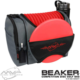 MVP Disc Golf Bag Beaker Version 2 Gray/Red