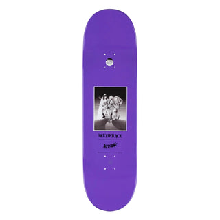Welcome X Beetlejuice Skateboard Deck Showtime On Popsicle Black/Purple 8.5" x 32.35"