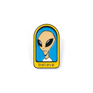 Alien Workshop Skateboard Lapel Pin Believe