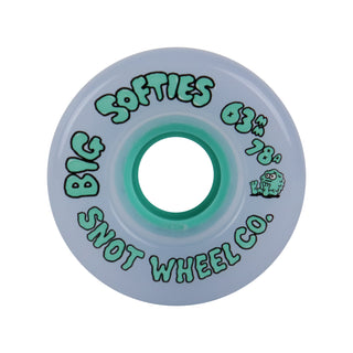 Snot Wheel Co. Skateboard Wheels 63mm Big Softies 78A Teal