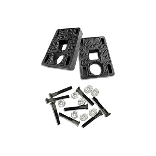 Slappy Trucks Risers Big Blocks Black 1/2" with Mounting Hardware and Sticker