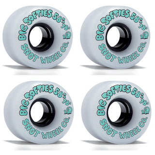 Snot Wheel Co. Skateboard Wheels 58mm Big Softies 78A Natural
