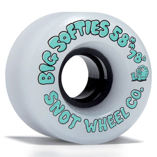 Snot Wheel Co. Skateboard Wheels 58mm Big Softies 78A Natural