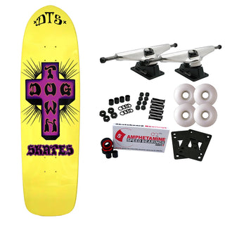 Dogtown Skateboard Complete Big Boy Neon Yellow 9.045" x 32.466"