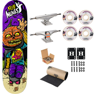 Birdhouse Premium Complete Skateboard Felipe Nunes Hallows Eve 8.0" Ft. Independent/Sml