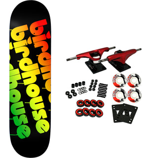 Birdhouse Skateboard Complete Triple Stack Rasta 8.5" x 31.875"