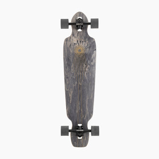 Landyachtz Longboard Battle Axe Black Space Rock 9.4" x 38.2" Complete