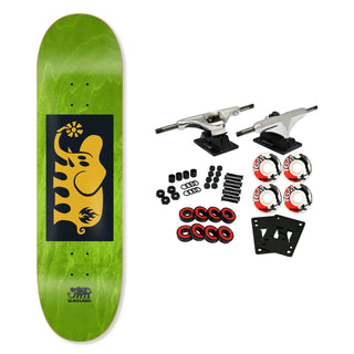 Black Label Skateboard Complete Elephant Block Yellow Assorted 8.25" x 32.12"