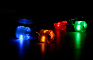 LED Wheels YELLOW 60mm