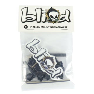 Blind Skateboard Hardware 1" Allen Bolts Black/Silver