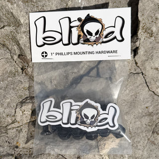 Blind Skateboard Hardware 1" Phillips Bolts Black/Silver