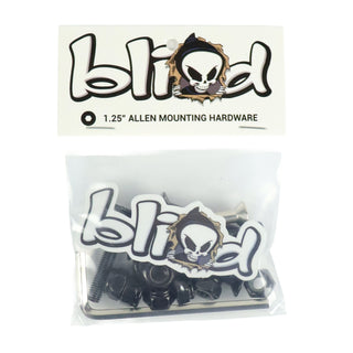 Blind Skateboard Hardware 1.25" Allen Bolts Black/Silver