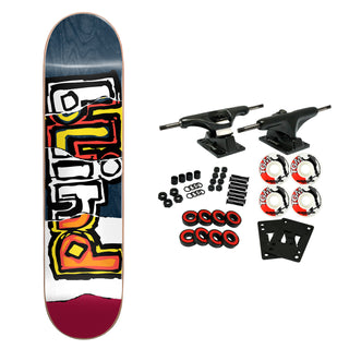 Blind Skateboard Complete OG Ripped Veneer Navy 8.5"
