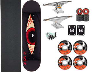 Toy Machine Complete Bloodshot Black 8.12" Premium Independent Upgrade