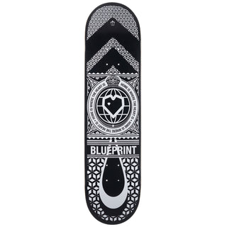Blueprint Skateboard Deck Home Heart White/Black 8.0"