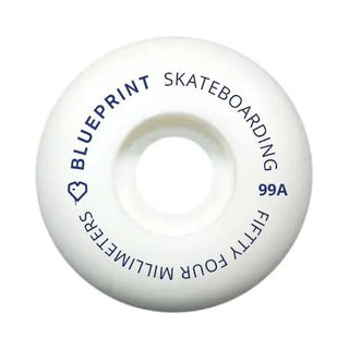 Blueprint Skateboard Wheels Mini Heart White 54mm 99A