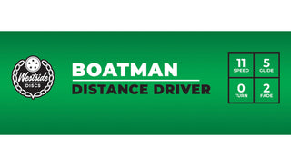 Westside Disc Golf VIP Boatman Distance Driver 11/5/0/2 Orange/Lavender 174 grams