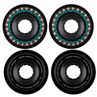 Bones Skateboard Wheels 59mm Rough Riders All Terrain 80A Black