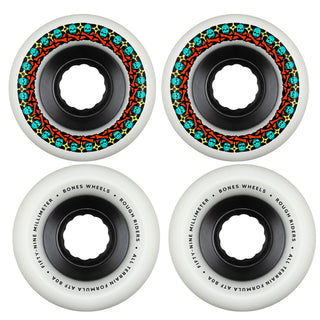 Bones Skateboard Wheels 59mm Rough Riders All Terrain 80A Green