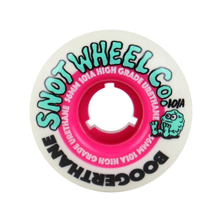 Snot Wheel Co. Skateboard Wheels 56mm Boogerthane Team 101A White/Pink