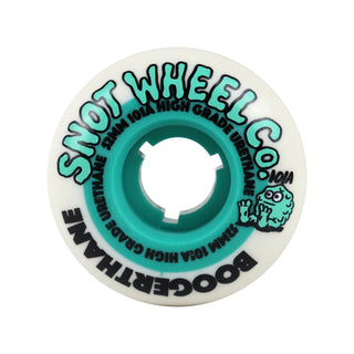 Snot Wheel Co. Skateboard Wheels 52mm Boogerthane Team 101A White/Teal