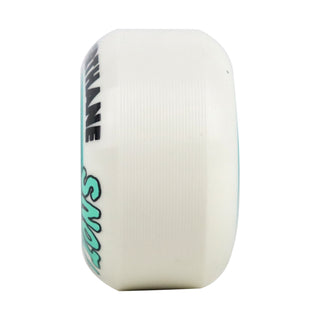 Snot Wheel Co. Skateboard Wheels 52mm Boogerthane Team 101A White/Teal