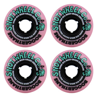 Snot Wheel Co. Skateboard Wheels 56mm Boogerthane Team 97A Pink/Black