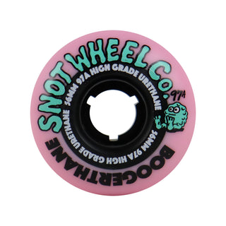 Snot Wheel Co. Skateboard Wheels 56mm Boogerthane Team 97A Pink/Black