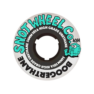 Snot Wheel Co. Skateboard Wheels 54mm Boogerthane Team 101A White/Black
