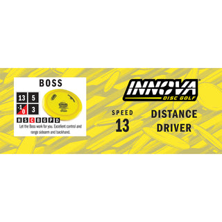 Innova Disc Golf Champion Boss Distance Driver 13/5/-1/3 - Choose Exact Disc
