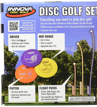 Innova Disc Golf Set - DX Aviar, Shark, Leopard - 3 Pack Set