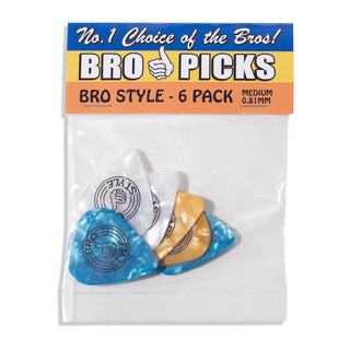 Bro Style Guitar Picks .81mm (6-Pack)
