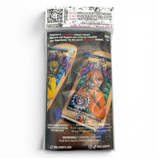 Bullgod Fingerboard Complete Checkers Old School Black