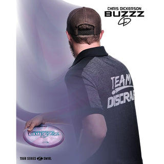 Discraft Disc Golf Chris Dickerson 2025 Tour Series Z Swirl Buzzz Midrange 5/4/-1/1 Pink/Blue Holo 177-180g