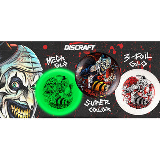 Discraft Disc Golf Triple Foil Glo Halloween Buzzz Midrange 5/4/-1/1 Magenta Hexagon Prisms 177-180g