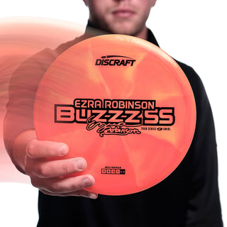 Discraft Disc Golf Ezra Robinson 2025 Tour Series Z Swirl Buzzz SS Midrange 5/4/-2/1 Blue/Oil Slick 177-180g