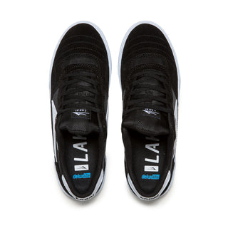Lakai Skateboard Shoes Cambridge Black White Suede