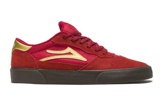 Lakai Shoes Cambridge Red/Gum Suede Mens