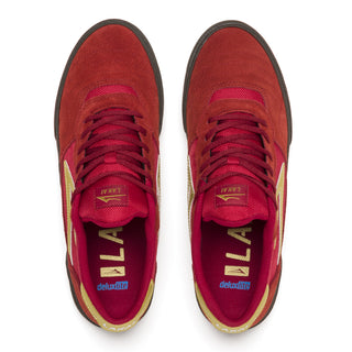 Lakai Shoes Cambridge Red/Gum Suede Mens