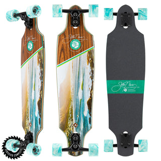 Sector 9 Longboard Complete Cape Roundhouse Carving Sidewinder 8.85" x 34"
