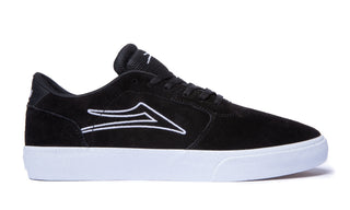 Lakai Skateboard Shoes Cardiff Black Suede Mens