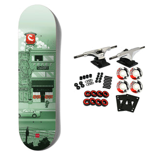 Chocolate Skateboard Complete Perez Pixel City Complete 8.4" x 32"
