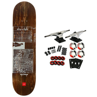 Chocolate Skateboard Complete Herrera Unearthed Hecox 8.0" x 31.875"