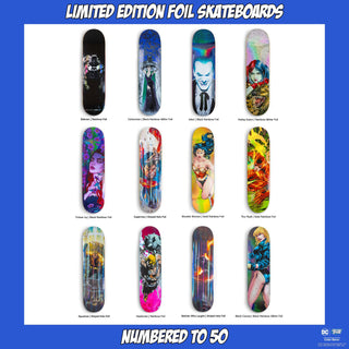 DC Comics Blind Bag Skateboard Deck by Color Bars - Limited Edition, Ultra Rare Foils