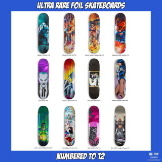 DC Comics Blind Bag Skateboard Deck by Color Bars - Limited Edition, Ultra Rare Foils